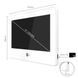 Neolight MEZZO Hybrid Black + OPTIMA IPW Black Комплект відеодомофону 99-00024876 фото 9