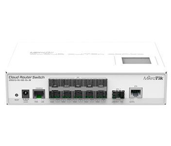 MikroTik CRS212-1G-10S-1S+IN 10-портовый управляемый Cloud коммутатор 99-00001558 фото