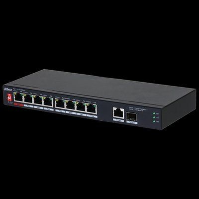 DH-PFS3110-8ET1GT1GF-96 8-портовий некерований з PoE 28669 фото
