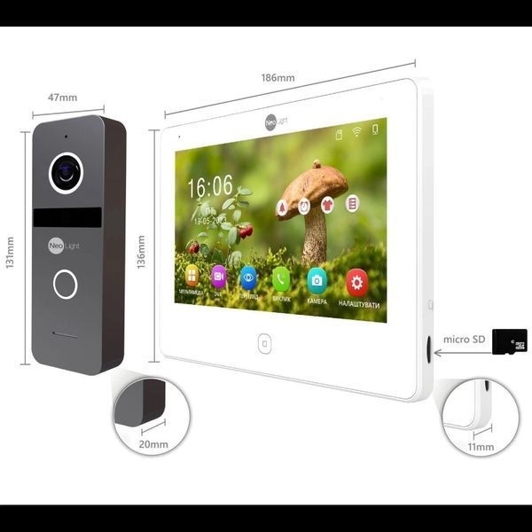 NeoLight NeoKIT IP Pro WF 7 IP-комплект відеодомофона 30140 фото