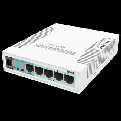 MikroTik RB260GS (CSS106-5G-1S) 5-портовий гігабітний керований комутатор 30264 фото