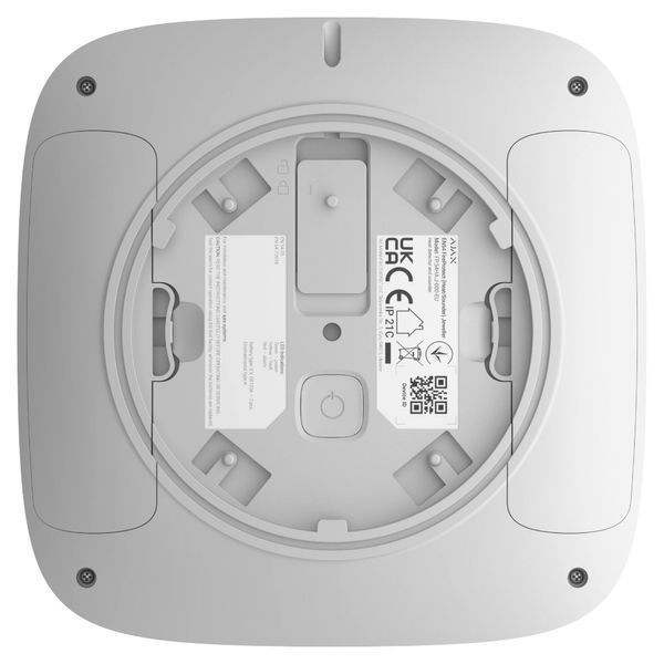 Ajax EN54 FireProtect (Heat/Sounder) white пожежний тепловий зі звуковим оповіщенням Сповіщувач 99-10027528 фото